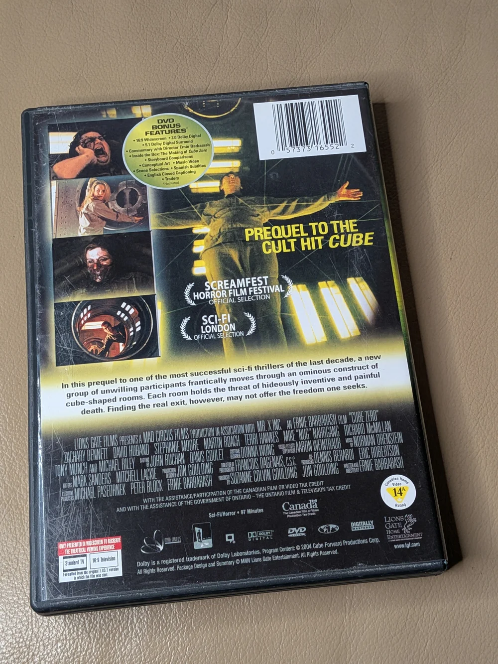 Cube Zero DVD (2004) Psychological Horror - Picture 2 of 5